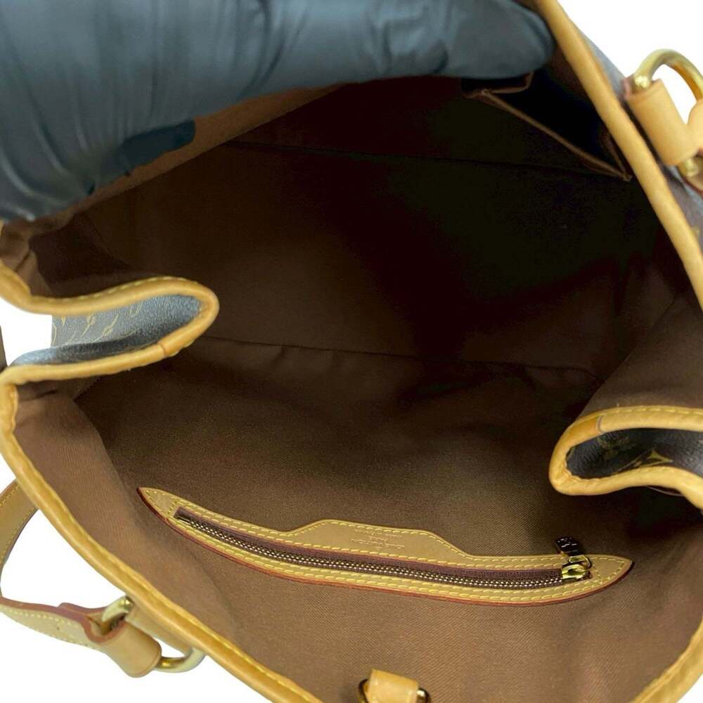 LOUIS VUITTON Brown Monogram Leather Shoulder Bag - Picture 9 of 10